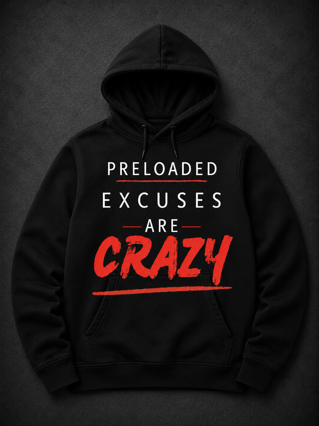 Preloaded Excuses Hoodie (Red)