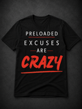 Preloaded Excuses T-Shirt (Red)
